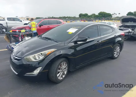 2016 Hyundai Elantra Se from USA, damaged, VIN 5NPDH4AE0GH654733